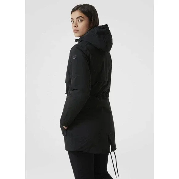 NWT Helly Hansen Boyne Insulated 2.0 Women’s Parka Winter Coat Black S - Picture 4 of 8
